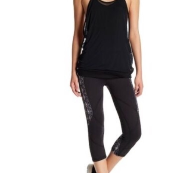 Zobha Capri PHANTOM HEATHE Leggings Size XS NEW - Picture 2 of 3